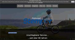 Desktop Screenshot of fahrrad-stemper.de